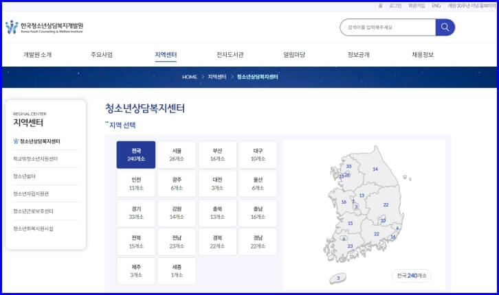 청소년상담복지센터