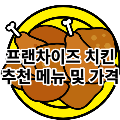 치킨 프랜차이즈 치킨메뉴 추천 및 가격, 치킨 프랜차이즈 홈페이지 NO 1