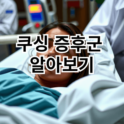 쿠싱증후군에 대해서 자세하게 알아보기 : 희귀 내분비 질환