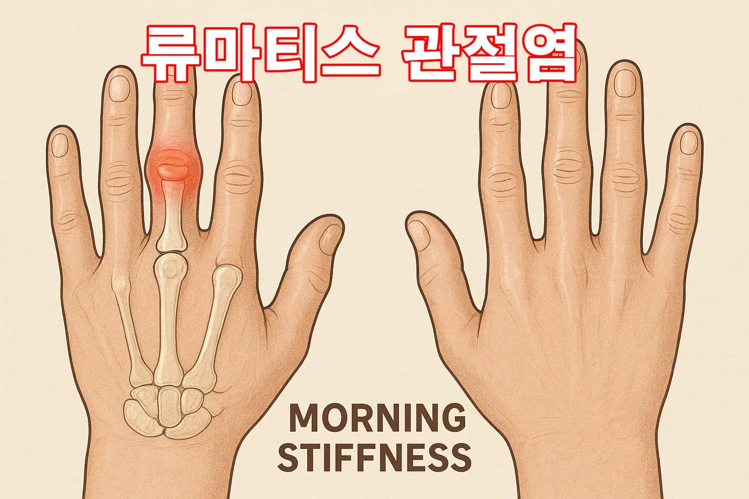 류마티스 관절염 초기증상, 원인과 치료 (손가락 통증, 자가면역질환 총정리) No1.