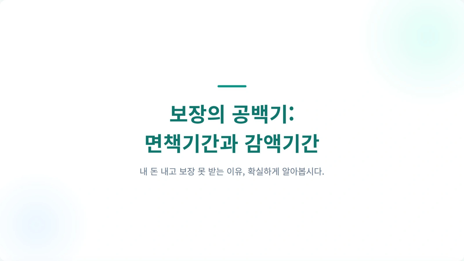 면책기간