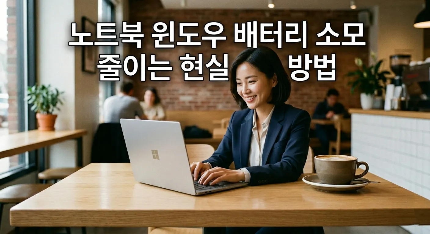 노트북 배터리 소모