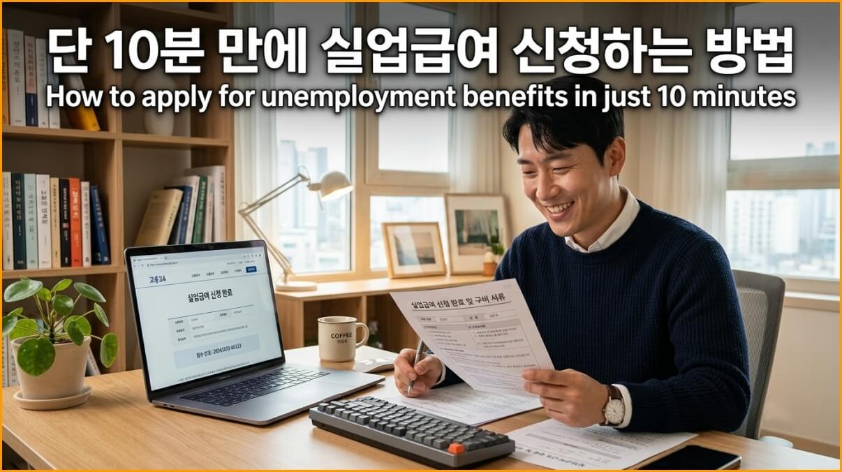 10분 만에 마치는 2026 실업급여 신청 방법 및 수급자격 신청 가이드 1 실업급여 신청 방법