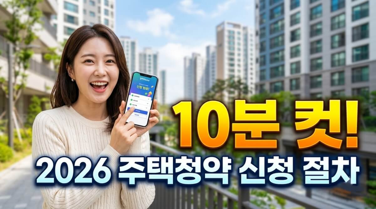 2026 모바일 주택청약 신청 준비물과 기본 자격 1 주택청약 신청