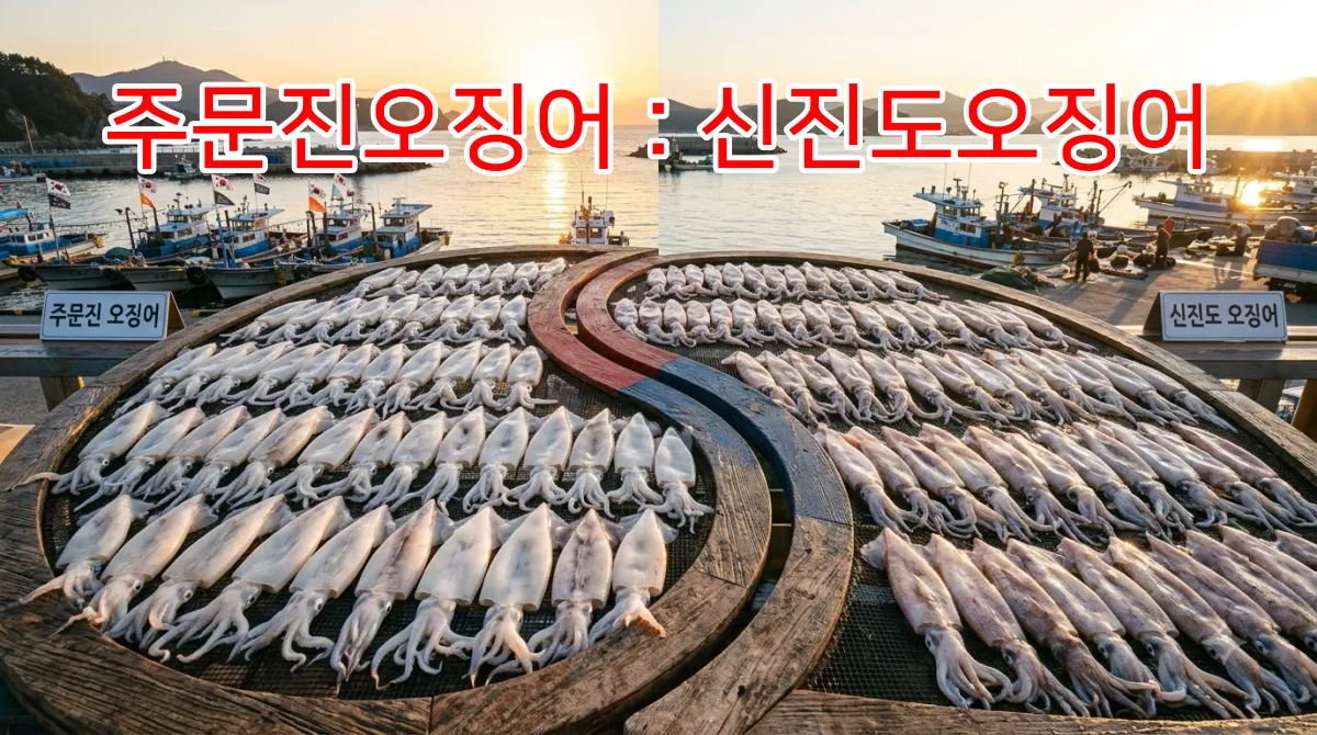 주문진 오징어 vs 신진도 오징어, 지금은? NO.1 은? 주문진 오징어 vs 신진도 오징어, 지금은? NO.1 은?