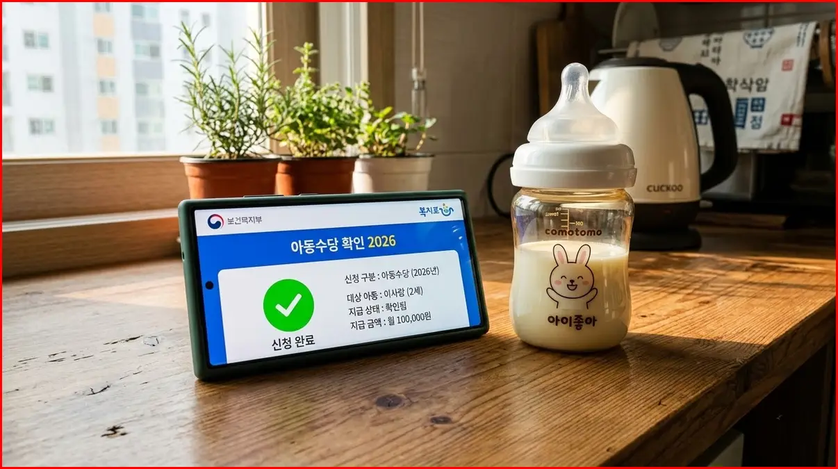 아동수당 확인